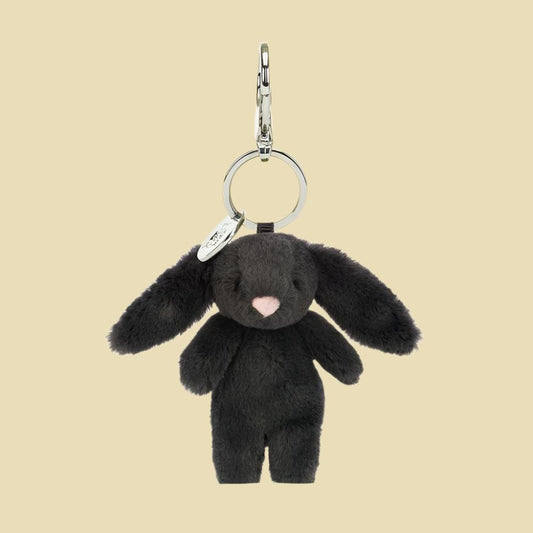 Jellycat Bashful Inky Bunny Bag Charm 1