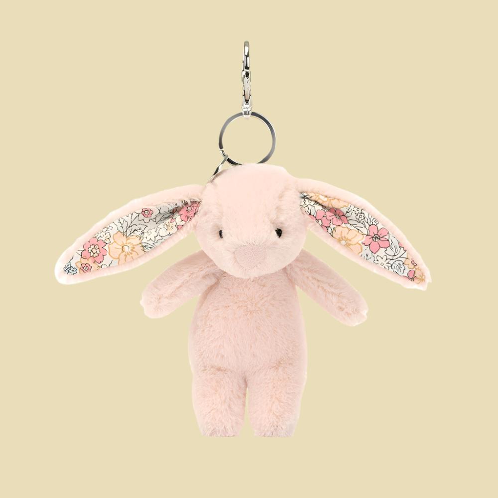 Jellycat Blossom Blush Bunny Bag Charm 1