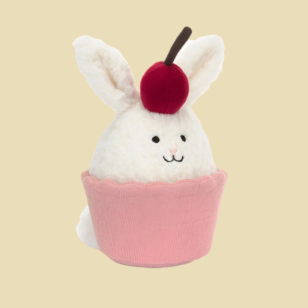 Jellycat Dainty Dessert Bunny Cupcake 1